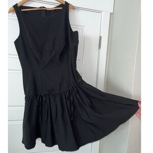 NWT Lovesick x Torrid Plus Size 1x Black Sleeveless Mini Dress with Drop Waist